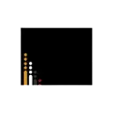 Parejo Cigar Humidor Black And Stripes Design