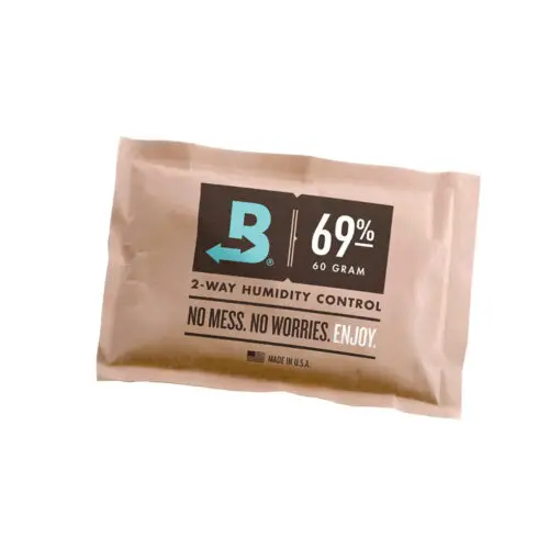 Boveda B69 Cube 69% Rh [Two-Way Control] Cigar Humidification Packs [60 Grams]