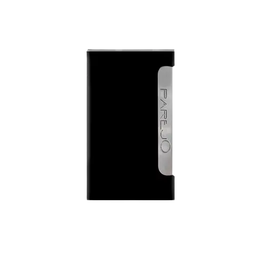 Parejo Pocket Flat Flame Lighter Black and Silver