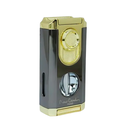 PIERRE CARDIN H series 3 in 1 Cigar Lighter Black& Gold Color