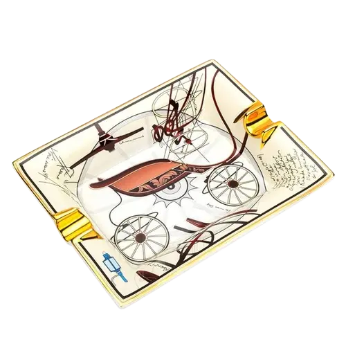 CIGAR ASHTRAY DA VINCI PORCELAIN