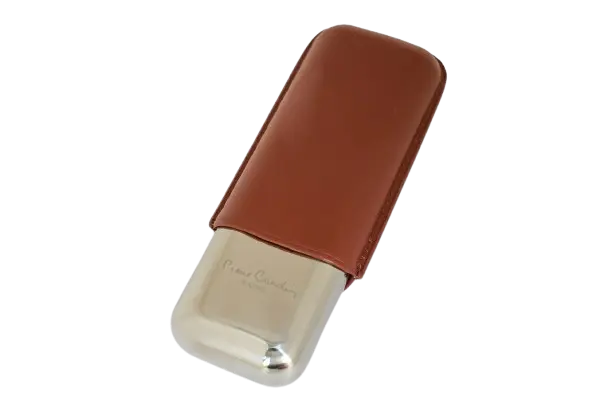 PIERRE CARDIN Brown cigar case