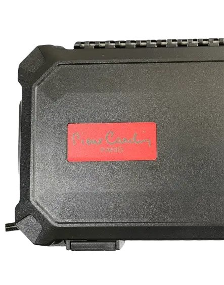 PIERRE CARDINE Hard Plastic large travel cigar case