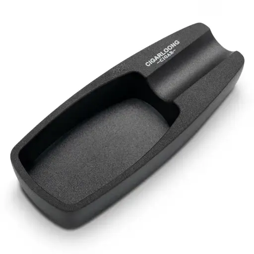 CIGARLOONG Cigar Ashtray, Metal Large Slot Ashtray